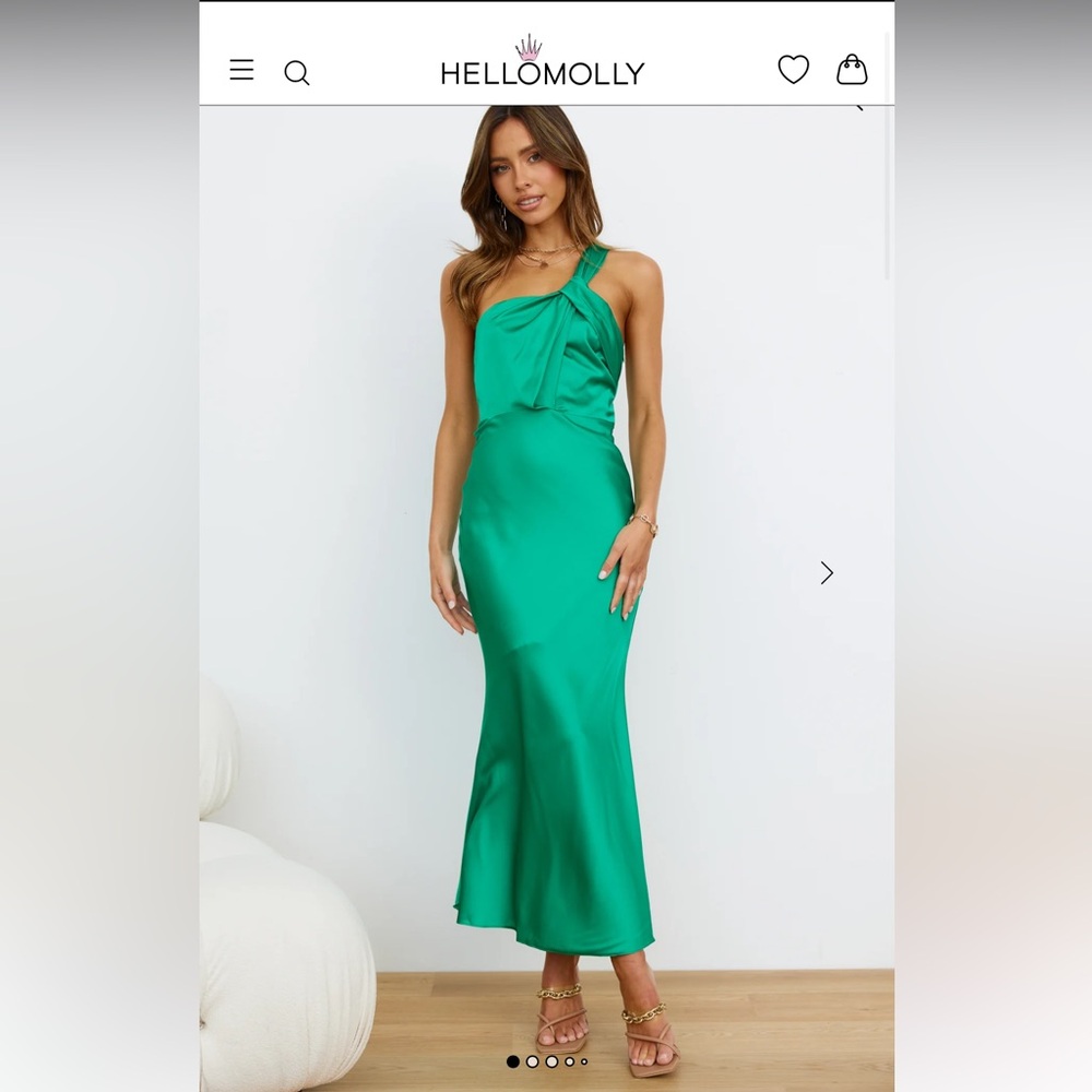 Hello Molly - Adore sunset midi dress - Green - size S! NWT!